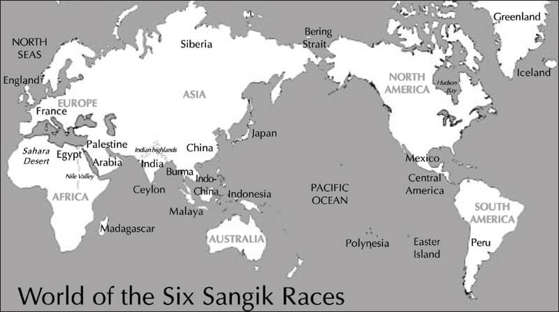 Urantia - Six Sangik Races